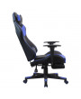 Iris GCH204BK_FT fekete / kék gamer szék