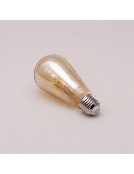 Iris Lighting Filament Bulb Longtip E27 ST64 6W/2700K/540lm aranyszínű LED fényforrás