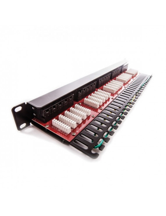 KE-Line 50 portos ISDN CAT3 Patch panel RJ45/u