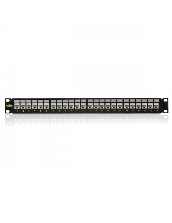 KE-Line Cat6 Moduláris árnyékolatlan Patch panel 24xRJ45/U