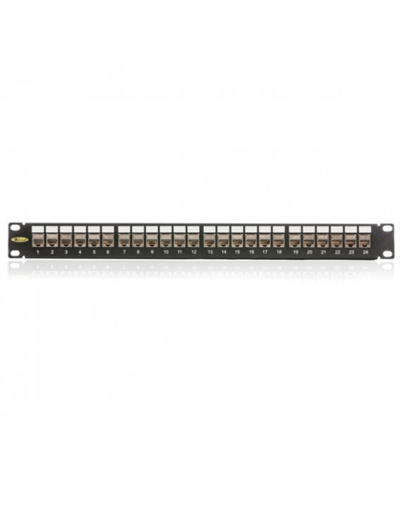 KE-Line Cat6 Moduláris árnyékolt Patch panel 24xRJ45/S