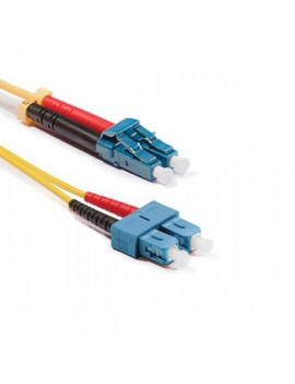 KE-Line Duplex monomódusú optikai patch kábel 9/125µm (OS2), 2xLC-2xSC, 2m