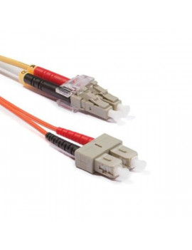KE-Line Duplex multimódusú optikai patch kábel 50/125µm (OM2), 2xLC-2xSC, 2m