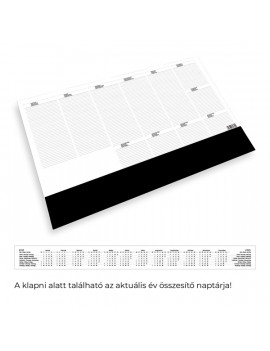 Kalendart 2023-as T110 fekete asztali könyöklő