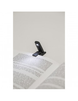 Kikkerland BL11-EU csiptetős összecsukható mini fekete LED-es olvasólámpa