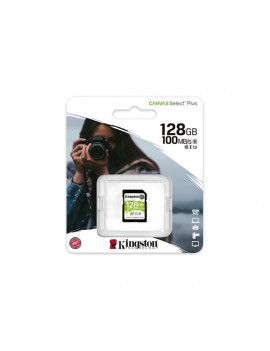 Kingston 128GB SD Canvas Select Plus (SDXC Class 10 UHS-I U3) (SDS2/128GB) memória kártya