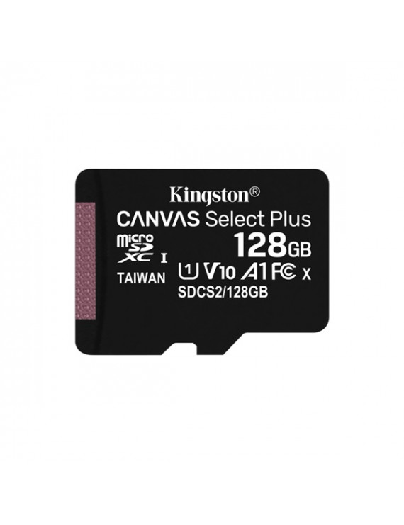 Kingston 128GB SD micro Canvas Select Plus (SDXC Class 10 A1) (SDCS2/128GBSP) memória kártya