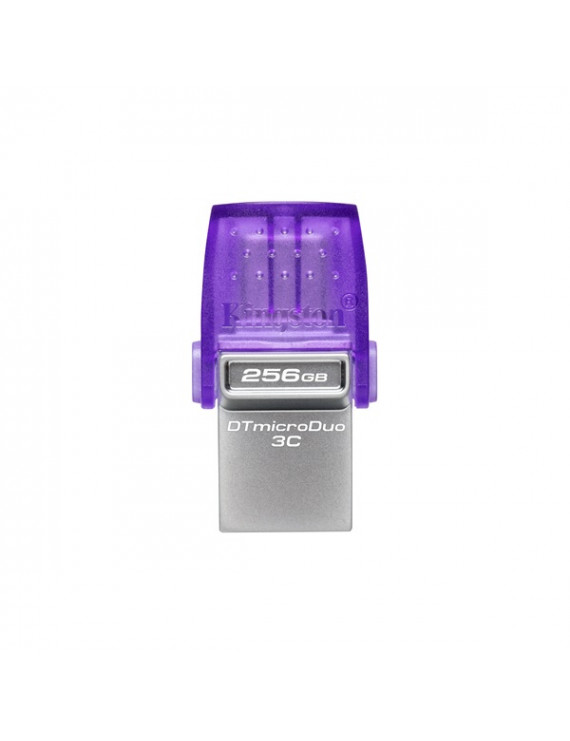 Kingston 256GB USB3.2 Gen1 C/USB3.2 Gen1 A DataTraveler microDuo 3C (DTDUO3CG3/256GB) Flash Drive