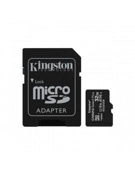 Kingston 32GB SD micro Canvas Select Plus (SDHC Class 10 A1) (SDCS2/32GB) memória kártya adapterrel