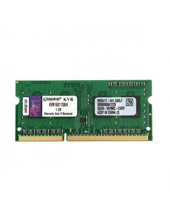 Kingston 4GB/1600MHz DDR-3 (KVR16S11S8/4) notebook memória