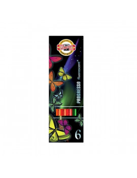 Koh-I-Noor 8741 Progresso Neon henger alakú 6db-os vegyes színű színes ceruza