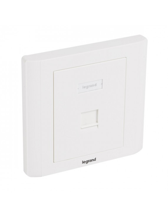 Legrand 632794 Linkeo 1xRJ45 keystone port fogadására süllyesztett szerelvény