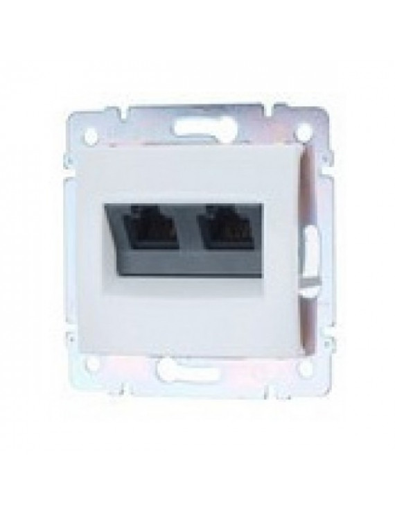 Legrand 774243 Valena fehér 2xRJ45 LCS2 Cat6 UTP aljzat