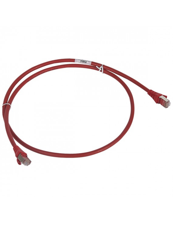 Legrand Cat6A (S/FTP) piros 3 méter LCS3 árnyékolt patch kábel