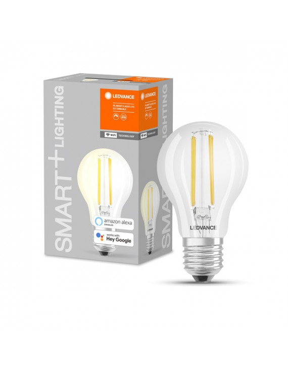 Ledvance Smart+ Wifi vezérelt 2700K E27 LED körte alakú filament fényforrás