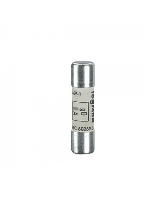 Legrand 013310 Lexic 10A gG 10 x38 kiolvadás jelző nélkül hengeres olvadóbiztosító
