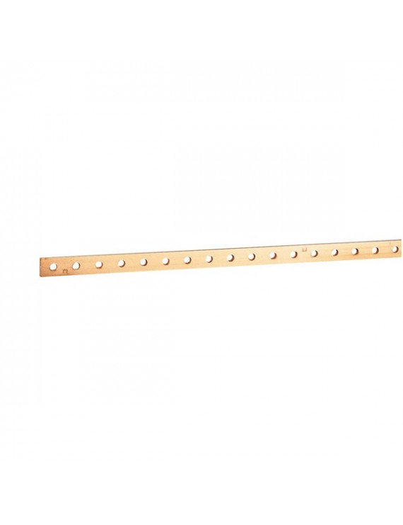 Legrand 037418 25x5 mm merev 250A 1,75m furatos rézsín