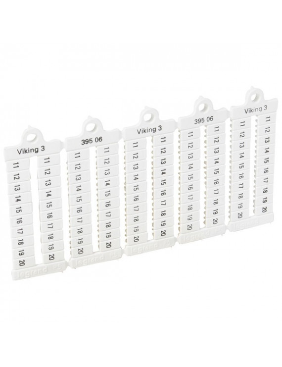 Legrand 039506 Viking3 11-20 vízszintes 5mm széles jelölő