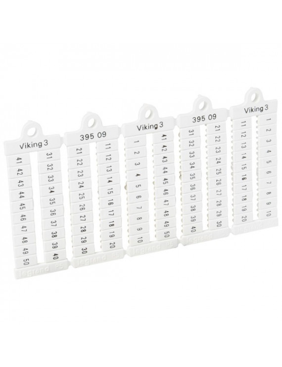 Legrand 039509 Viking3 1-50 vízszintes 5mm széles jelölő