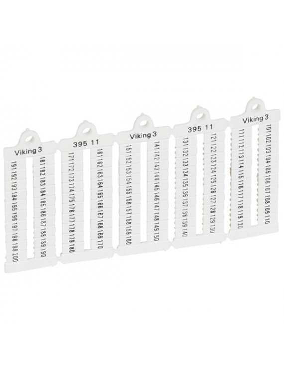 Legrand 039511 Viking3 101-200 vízszintes 5mm széles jelölő