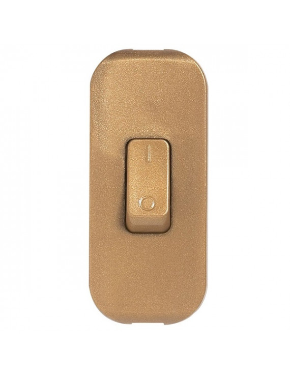 Legrand 040193 arany 2A/250V 2 pólusú zsinórközi kapcsoló
