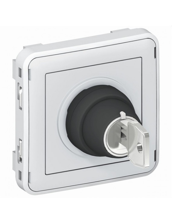 Legrand 069534 Plexo 55 2 állású szürke kulcsos kapcsoló