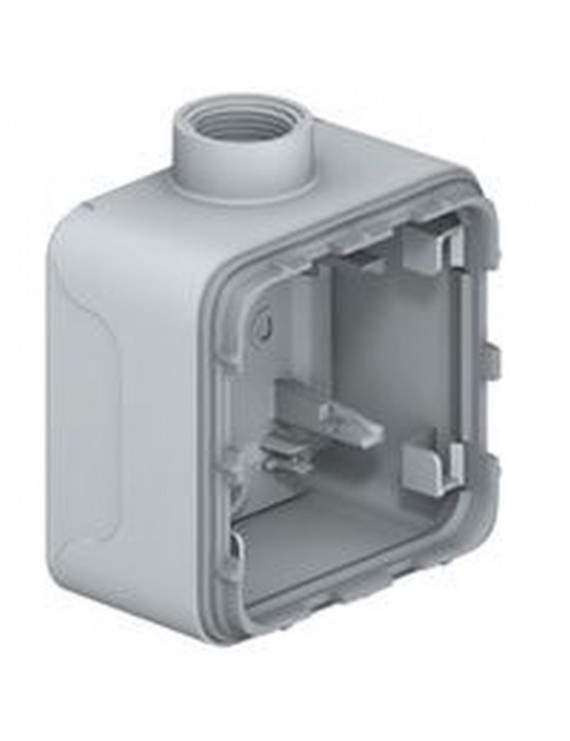 Legrand 069656 Plexo 55 1-es tömszelencével szürke falonkívüli doboz