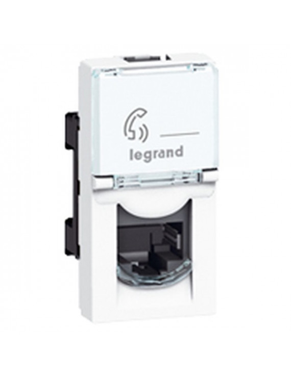 Legrand 076562 Program Mosaic Cat 6 FTP/ 1 modul/ fehér LCS2 RJ45 aljzat