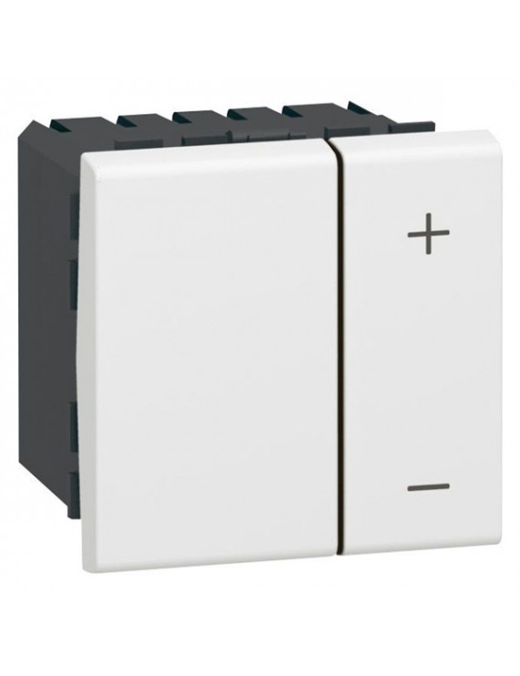 Legrand 078407 Program Mosaic 2 vezetékes 400W 2 modulos fehér univerzális fényerőszabályzó