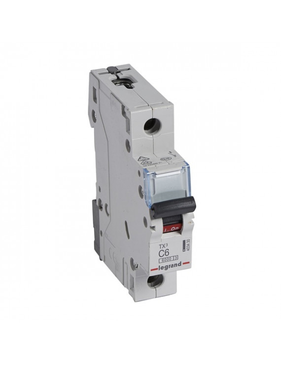 Legrand 403430 TX3 C6 6kA BIC 1 pólusú kismegszakító
