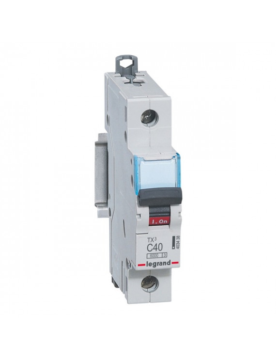 Legrand 403438 TX3 C40 6kA BIC 1 pólusú kismegszakító