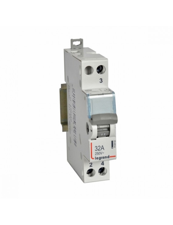 Legrand 412902 CX3 1P 32A középállással moduláris váltókapcsoló