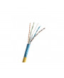 Legrand 632746 Cat6A árnyékolt (F/UTP) 2x4 érpár (AWG24) PVC sárga Eca 500m-kábeldob Linkeo C fali kábel