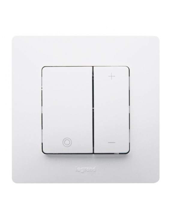 Legrand 665115 Niloé 40 - 400W izzó/halogén/ köröm nélkül/ fehér fényerőszabályzó