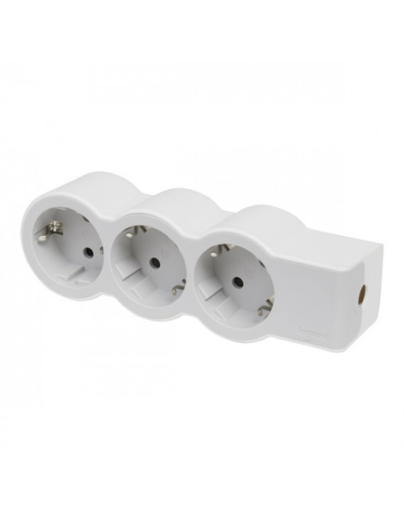 Legrand 694573 vezeték nélküli fehér-szürke 3x2P+F elosztósor