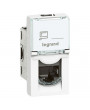 Legrand 076561 Program Mosaic LCS2 RJ45 Cat 6 UTP, 1 modul, fehér aljzat