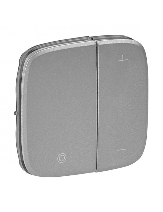 Legrand 752087 Valena Allure alumínium nyomógombos fényerőszabályzó burkolat