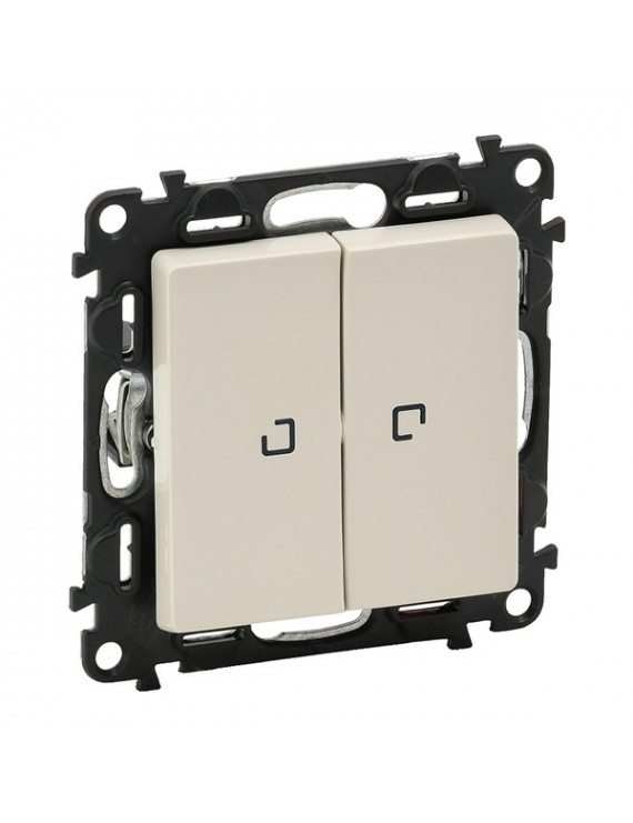 Legrand 752209 Valena Life jelzőfénnyel 10 AX elefántcsont kettős váltókapcsoló