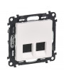 Legrand 753141-60 Valena Life fehér 2xRJ45 Cat. 5E UTP csatlakozóaljzat