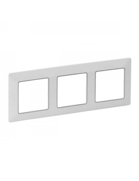 Legrand 754033 Valena Life fehér–króm 3-as keret