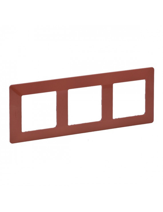 Legrand 754073 Valena Life terrakotta 3-as keret