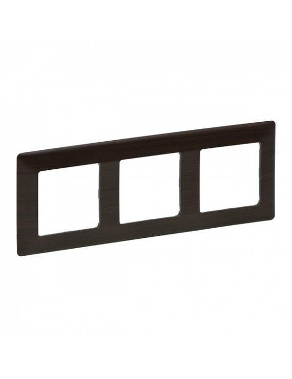 Legrand 754173 Valena Life wenge dekor 3-as keret