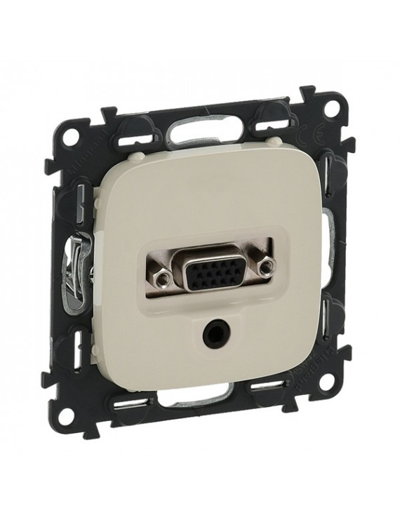Legrand 754706 Valena Allure HD15+3 5 mm burkolattal elefántcsont Jack aljzat