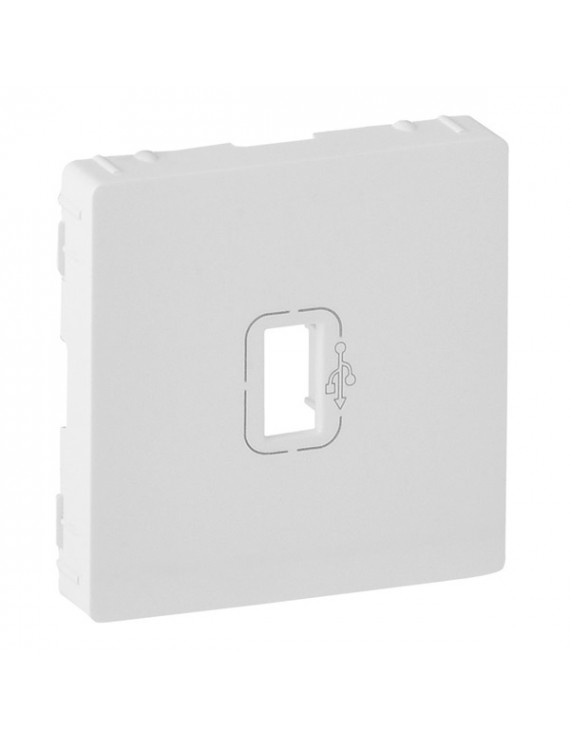 Legrand 754750 Valena Life fehér elővezetékezett USB adatátviteli csatlakozóaljzat burkolat