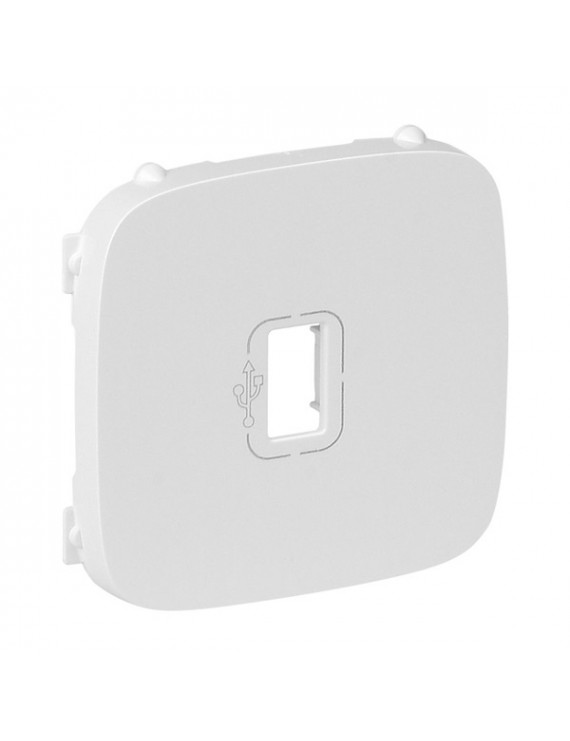 Legrand 754755 Valena Allure fehér USB elővezetékezett aljzat burkolat
