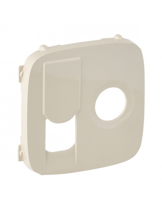 Legrand 754836 Valena Allure elefáncsont TV+RJ aljzat burkolat