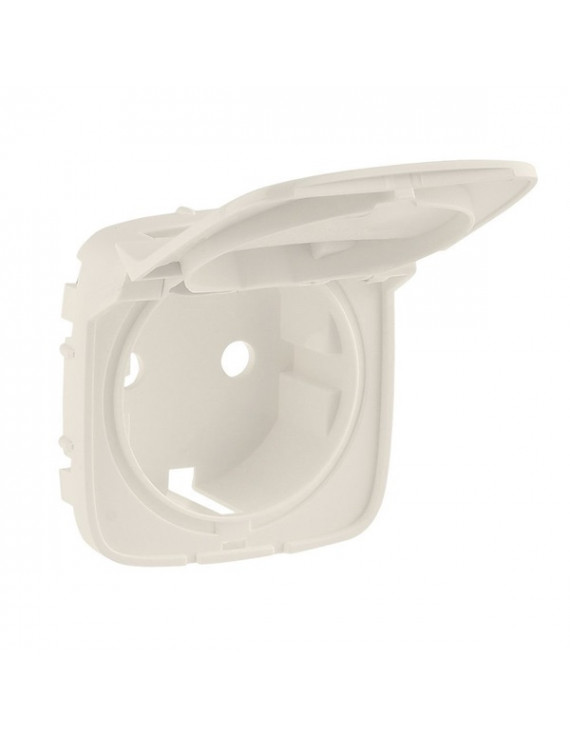 Legrand 754846 Valena Allure csapfedeles elefántcsont 2P+F csatlakozóaljzat burkolat