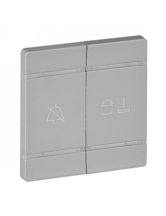 Legrand 754932 MyHome/Valena Life 067593 vezérlőhöz alumínium Ne zavarjanak/Takarítást kérek burkolatok