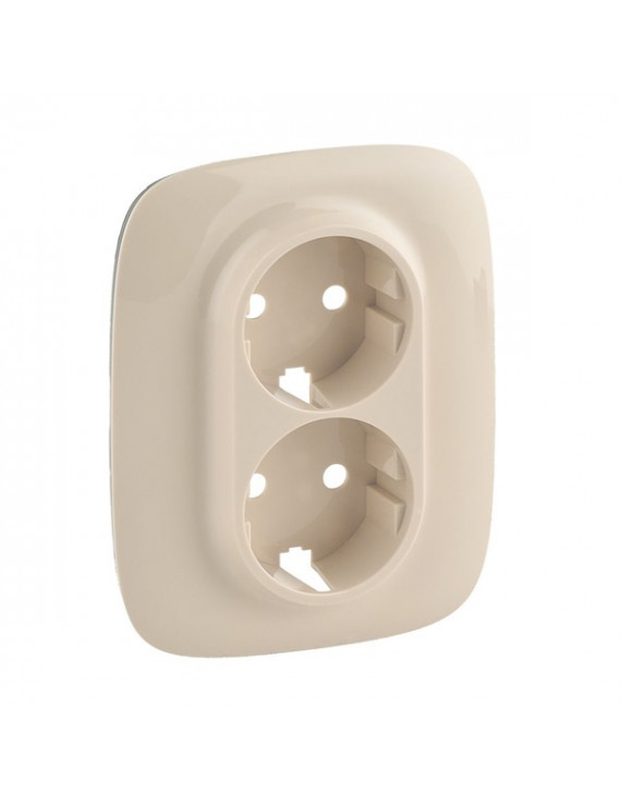 Legrand 754956 Valena Allure kerettel elefáncsont 2x2P+F aljzat monobloc burkolat