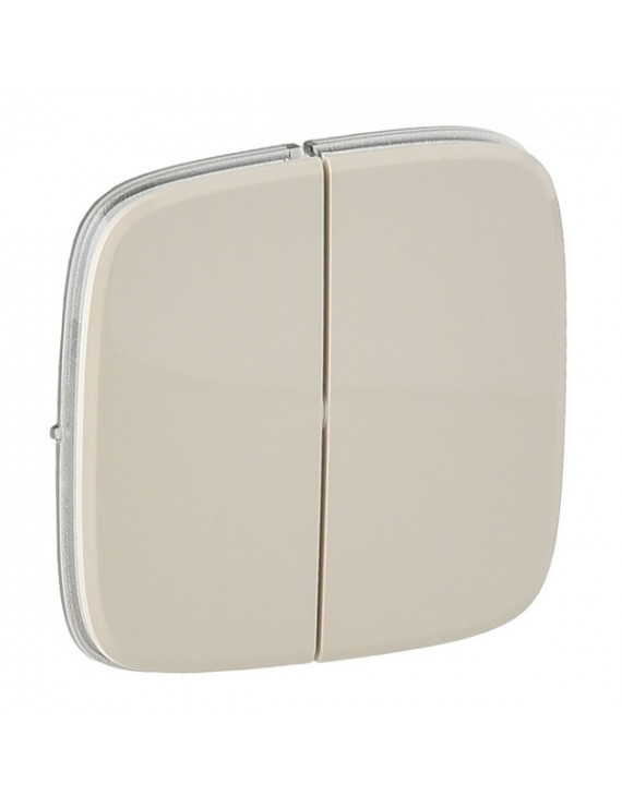 Legrand 755026 Valena Allure elefáncsont kettős kapcsoló burkolat